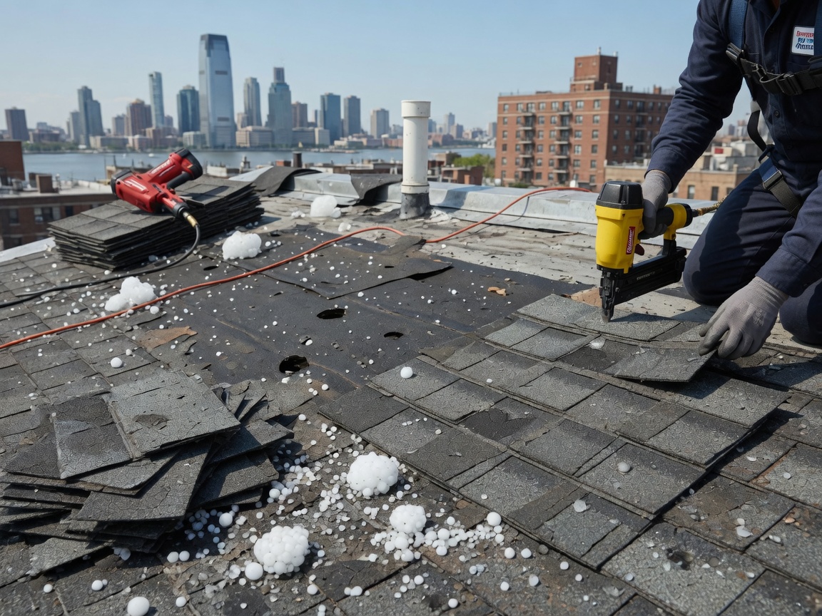 Hail damage repair services